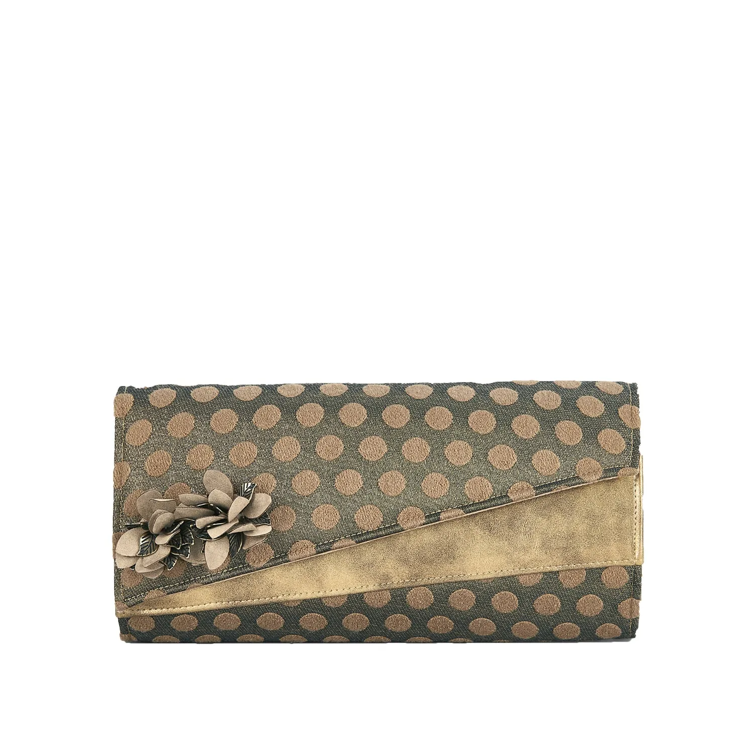 Darcy Gold Spotty Trainers & Matching Hanoi Bag by Ruby Shoo