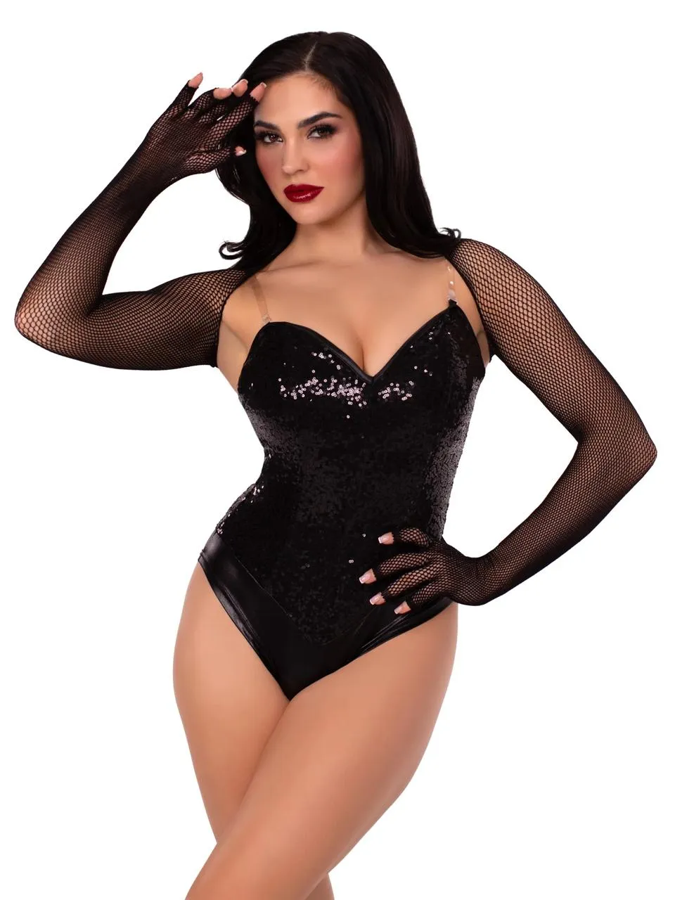 Dazzling Onesie with sleeve carnival wear