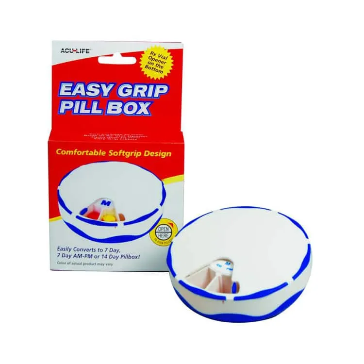 Easy Grip Pill Box