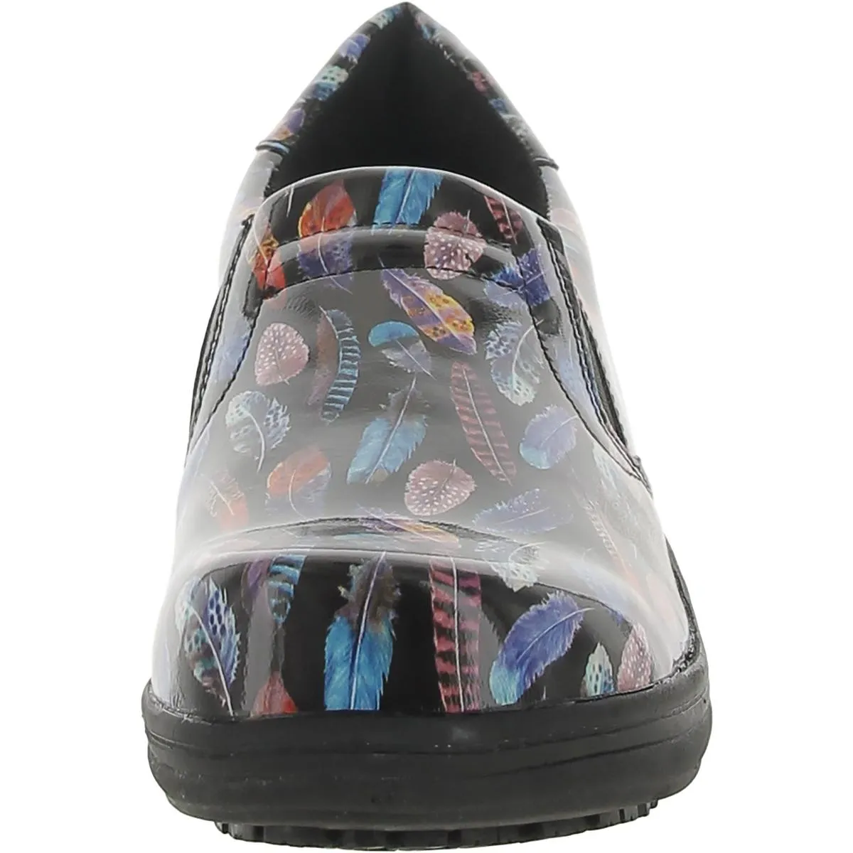 Easy Works by Easy Street Womens Bind Slip Resistant Anti-Fatigue Clogs
