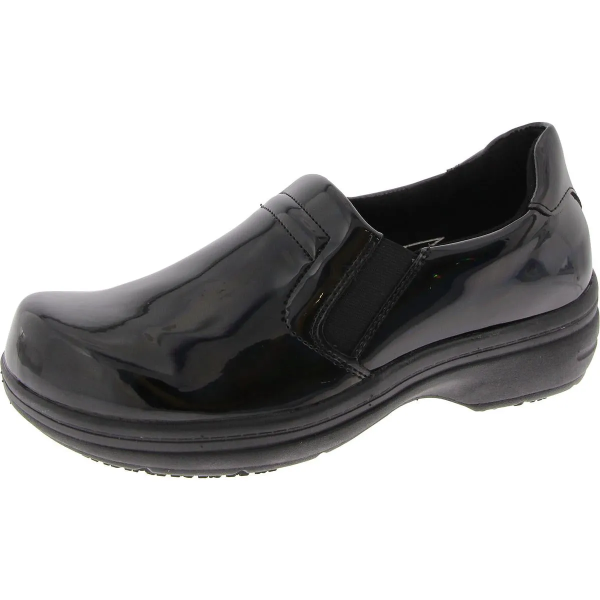 Easy Works by Easy Street Womens Bind Slip Resistant Anti-Fatigue Clogs