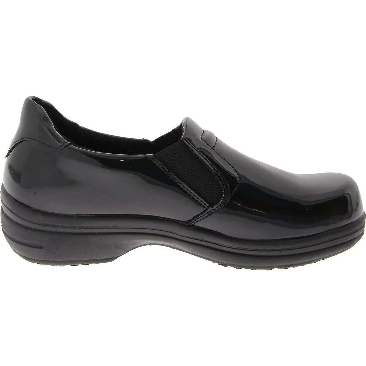Easy Works by Easy Street Womens Bind Slip Resistant Anti-Fatigue Clogs