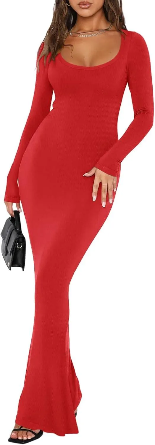 Forest Night Square Neck Mermaid Dress
