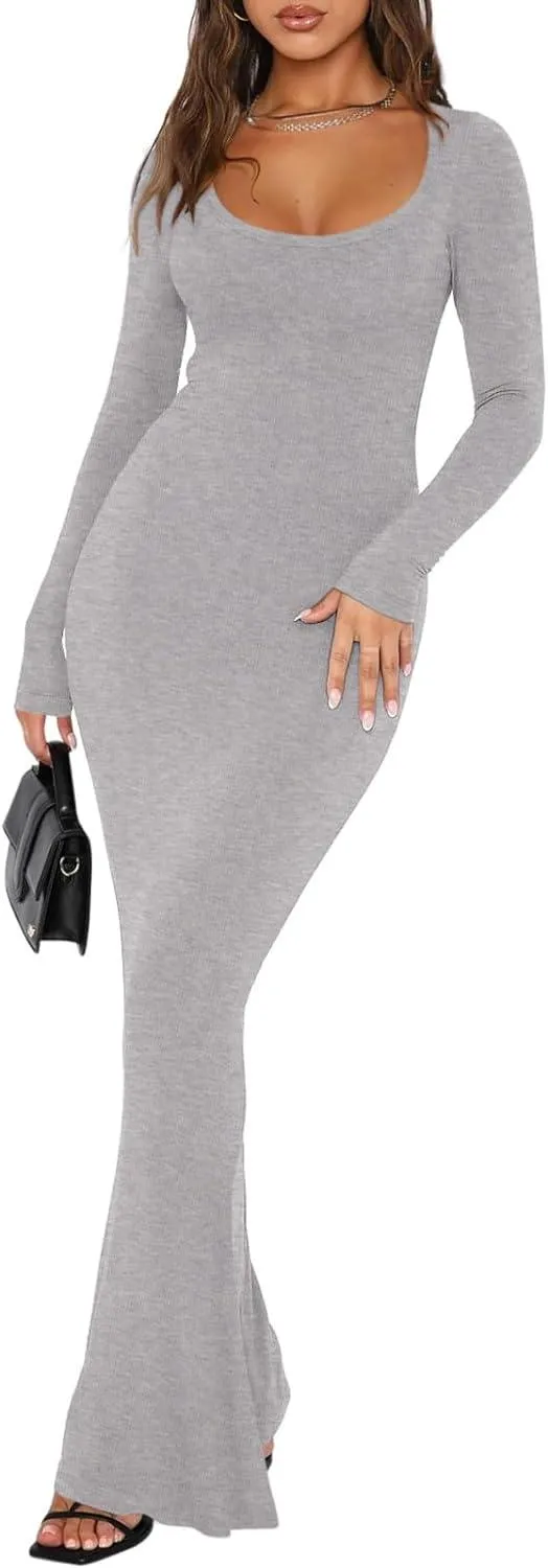 Forest Night Square Neck Mermaid Dress
