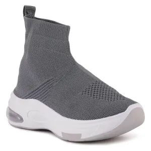 Four Grid Knitted Ankle Chunky Sneaker