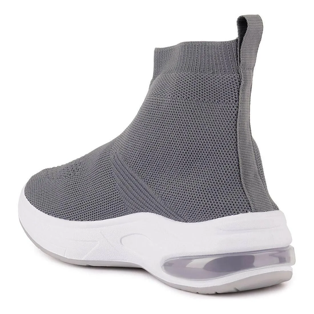 Four Grid Knitted Ankle Chunky Sneaker