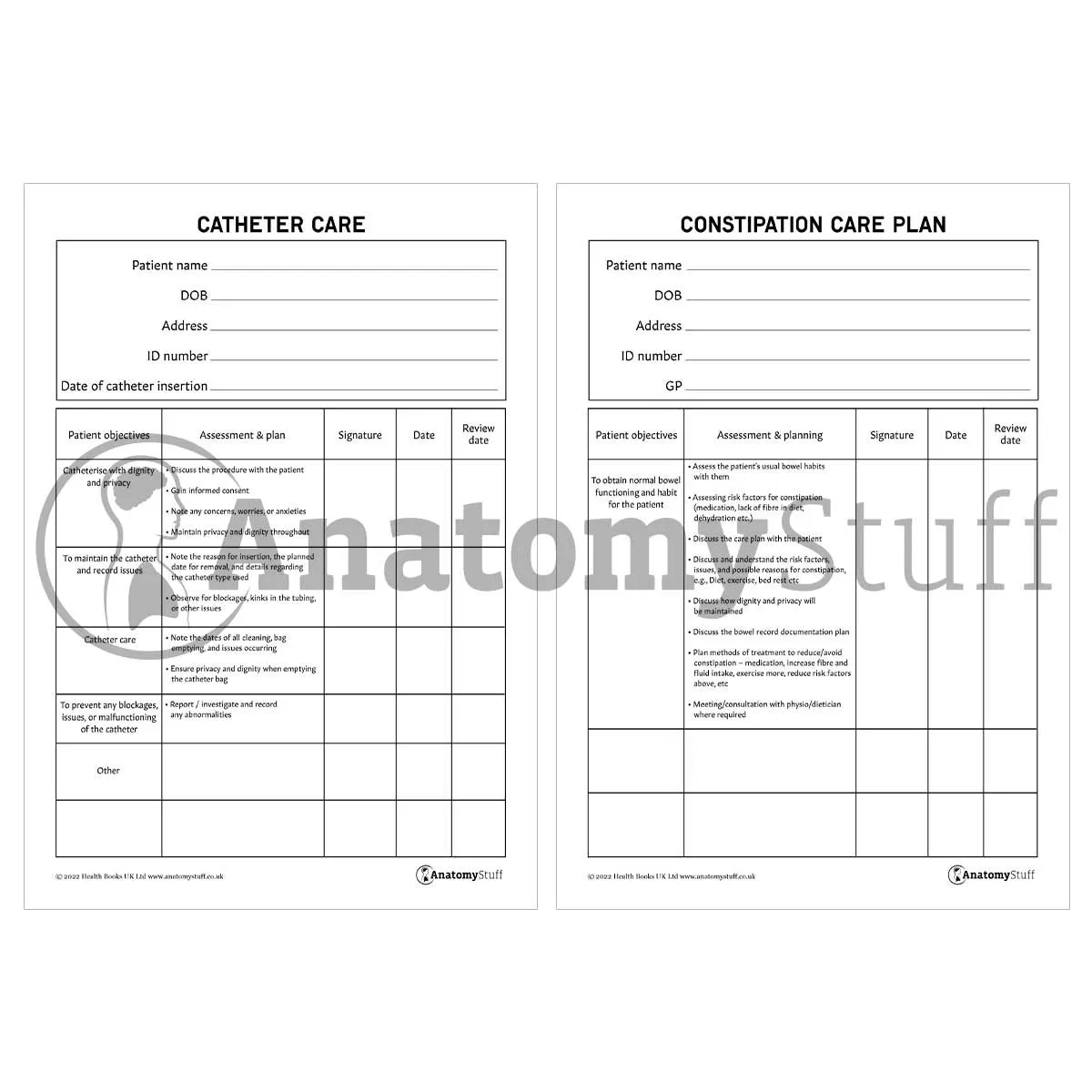 Generic Nursing Plans Pack (Printable PDFs)