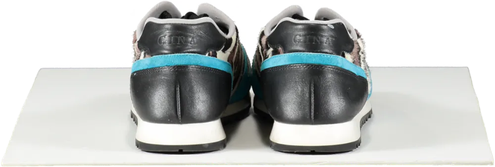 Gina Black Leopard Print Trainers UK 3 EU 36 👠