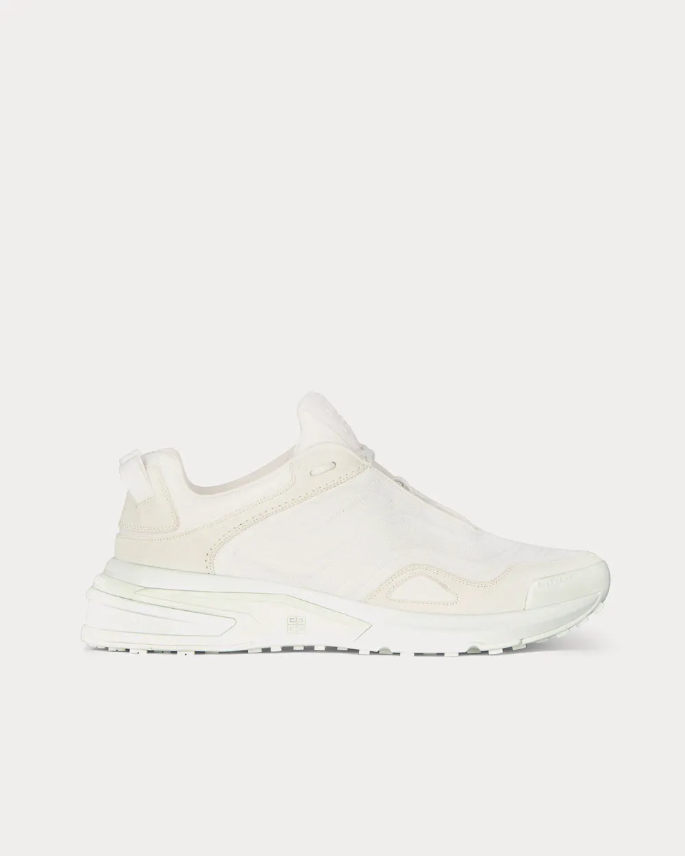 GIV1 Light Sneakers in Technical Fabric White Low Top Sneakers