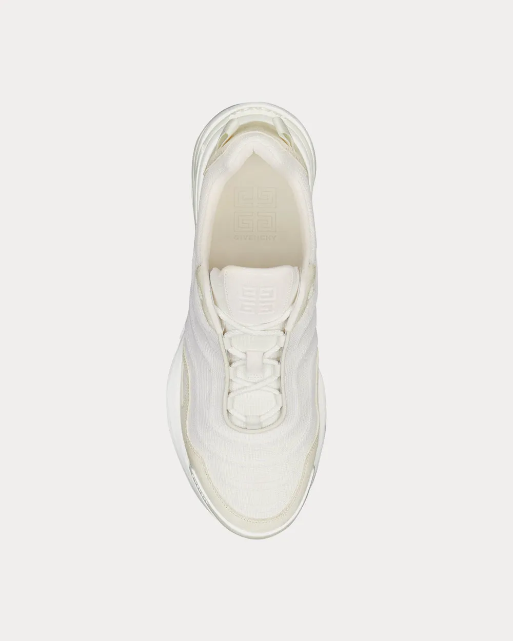 GIV1 Light Sneakers in Technical Fabric White Low Top Sneakers