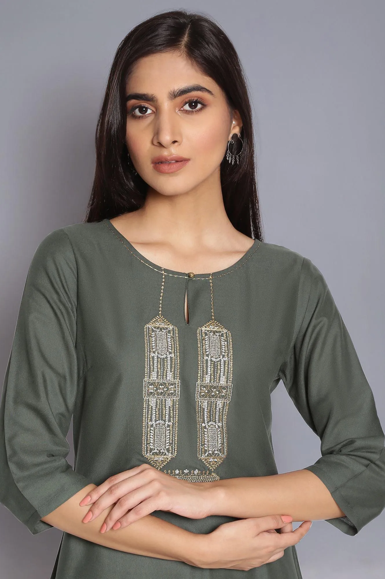 Green Light Festive kurta