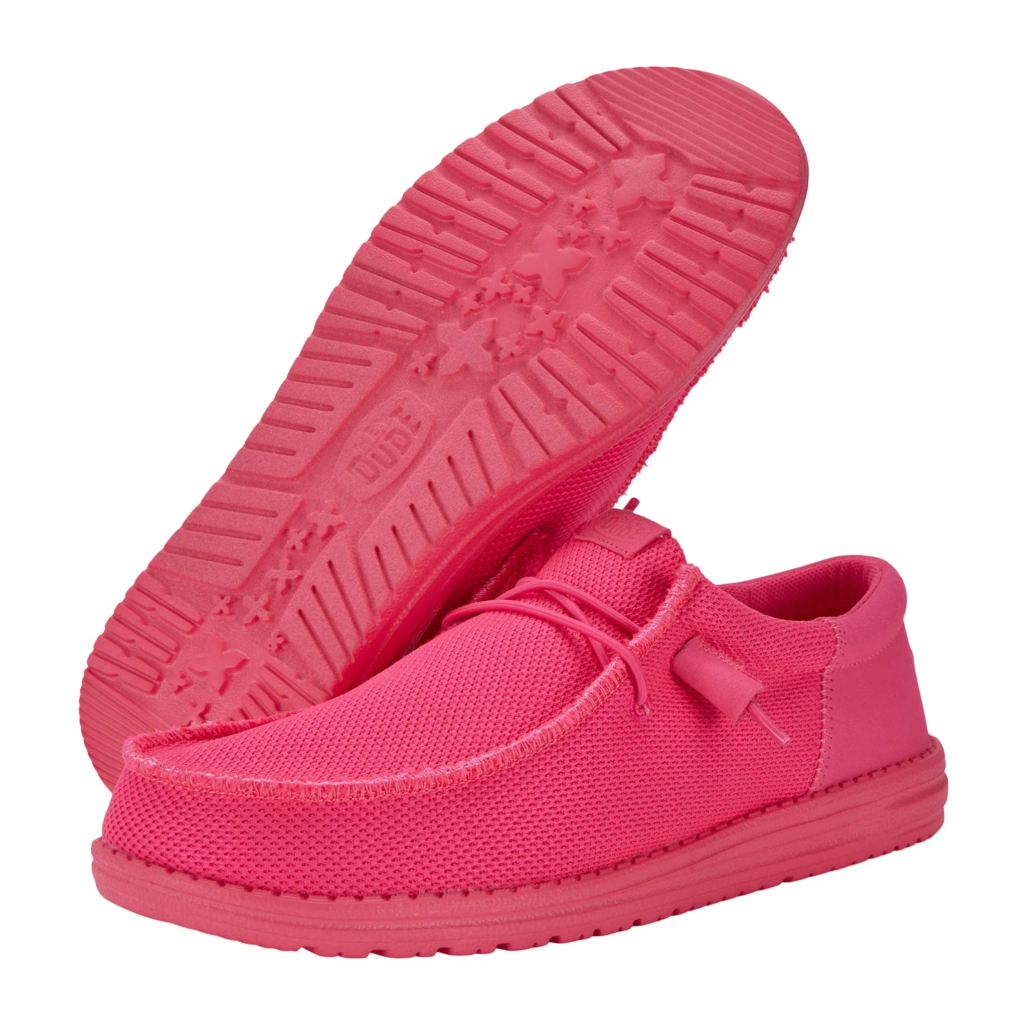 Hey Dude Men's Wally Funk Mono Electric Pink