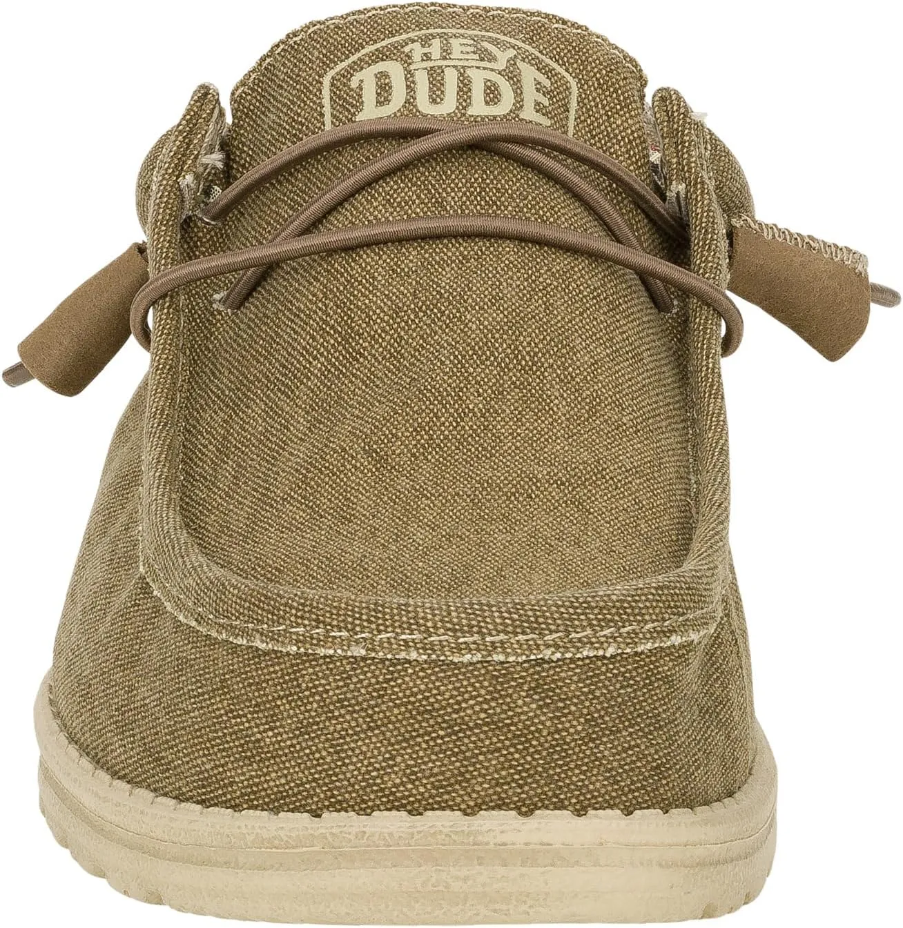 HEYDUDE Men's Wally Canvas, Mens Shoes, Slip-on Loafers, Comfortable & Light-Weight