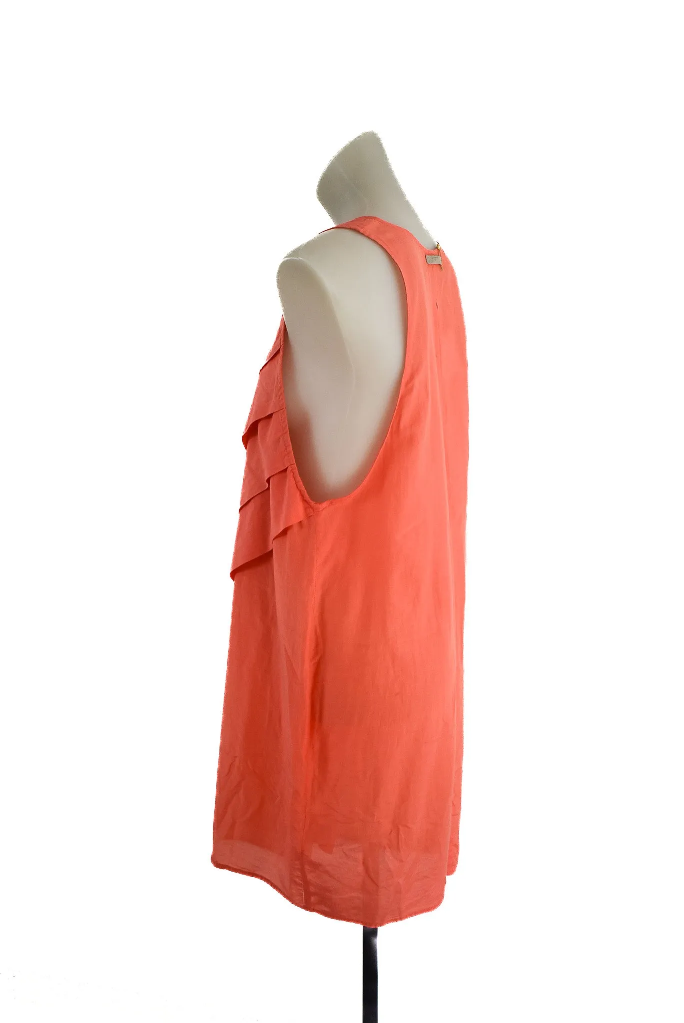 Hopetown flowy silk blend summer dress, L