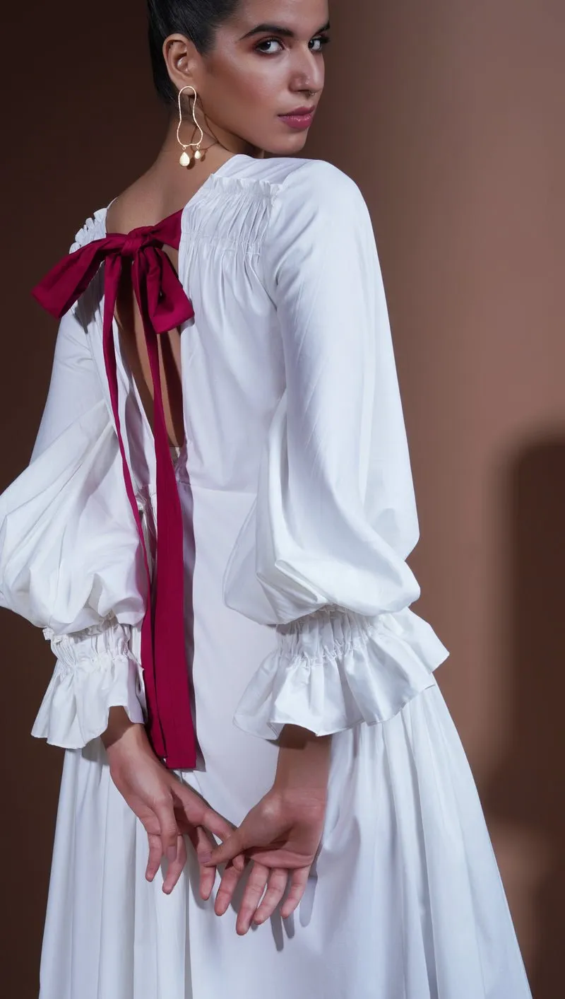 Incarnata Alba Dress