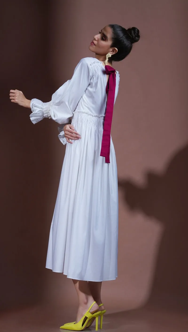 Incarnata Alba Dress