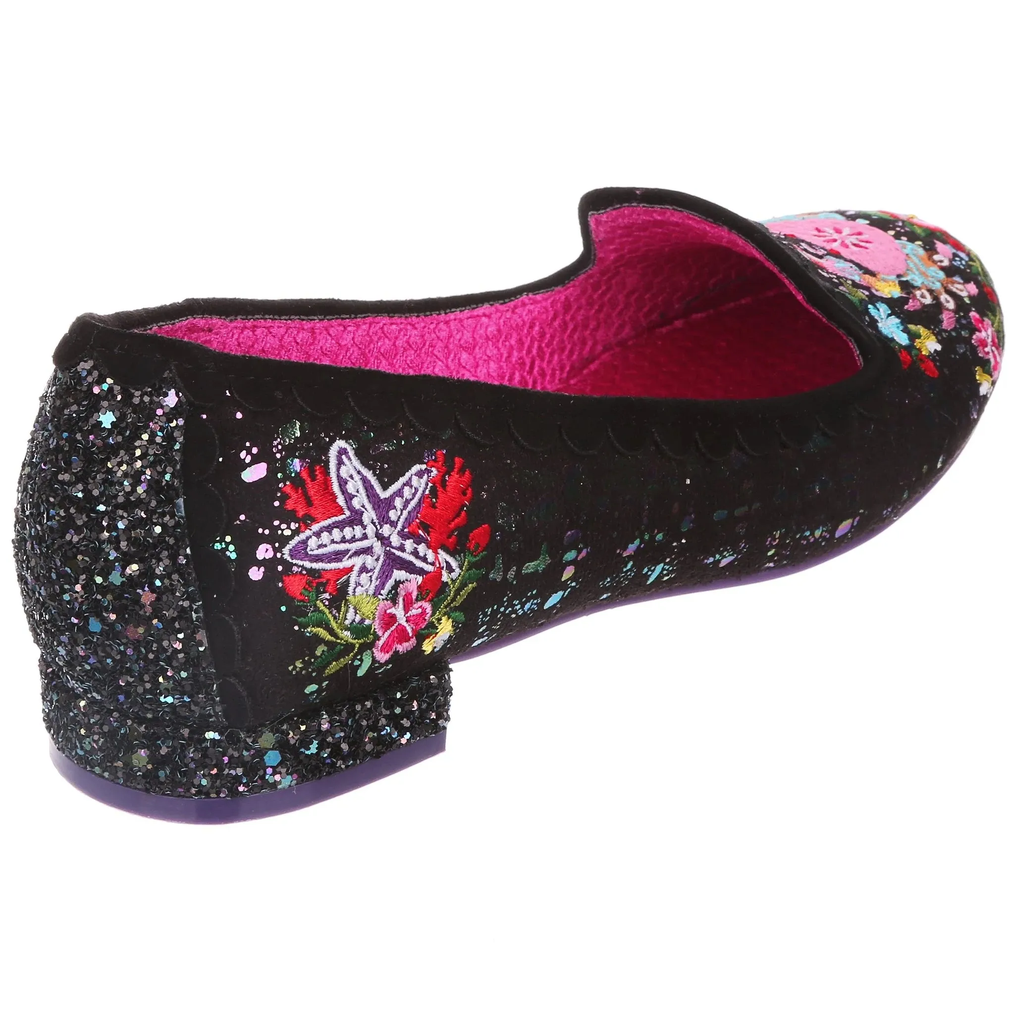Irregular Choice Women's Crab-U-Lous Day 4329-75A Flats Shoes Black