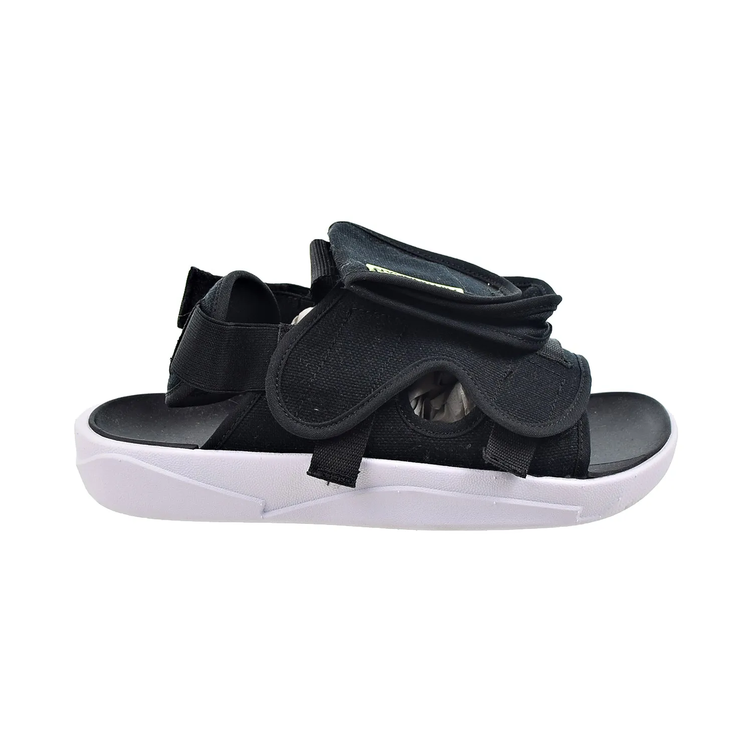 Jordan LS Men's Slide Sandals Black-White-Ghost Green