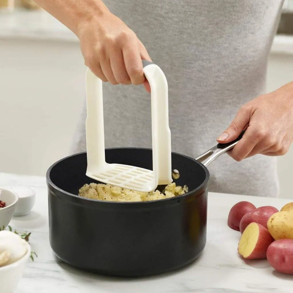 Joseph Joseph Easy-Mash Potato Masher - White