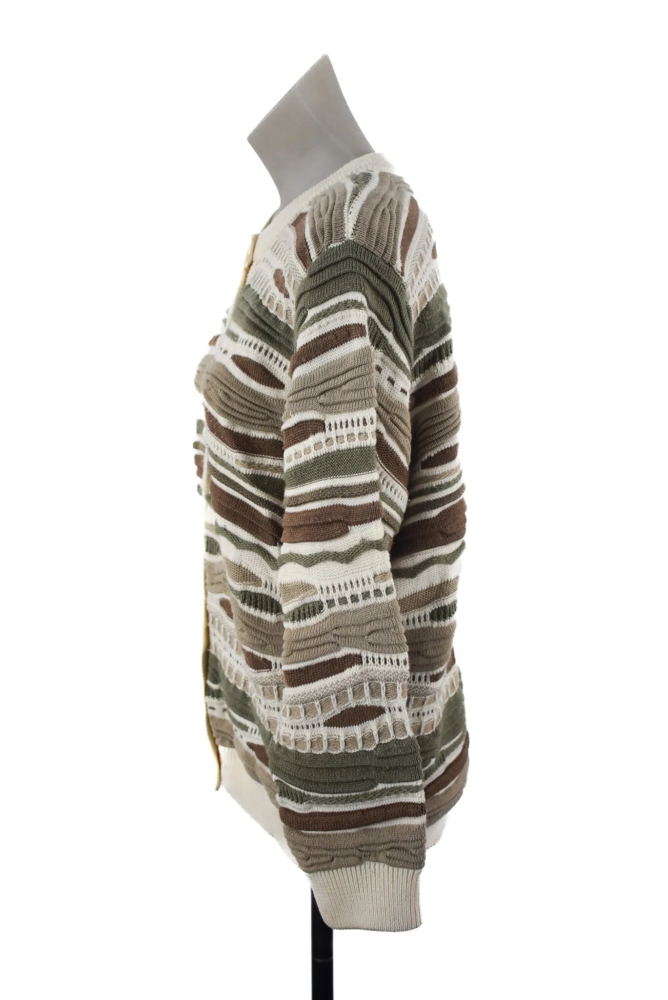 La Dame Gold Australia funky knit jumper, S