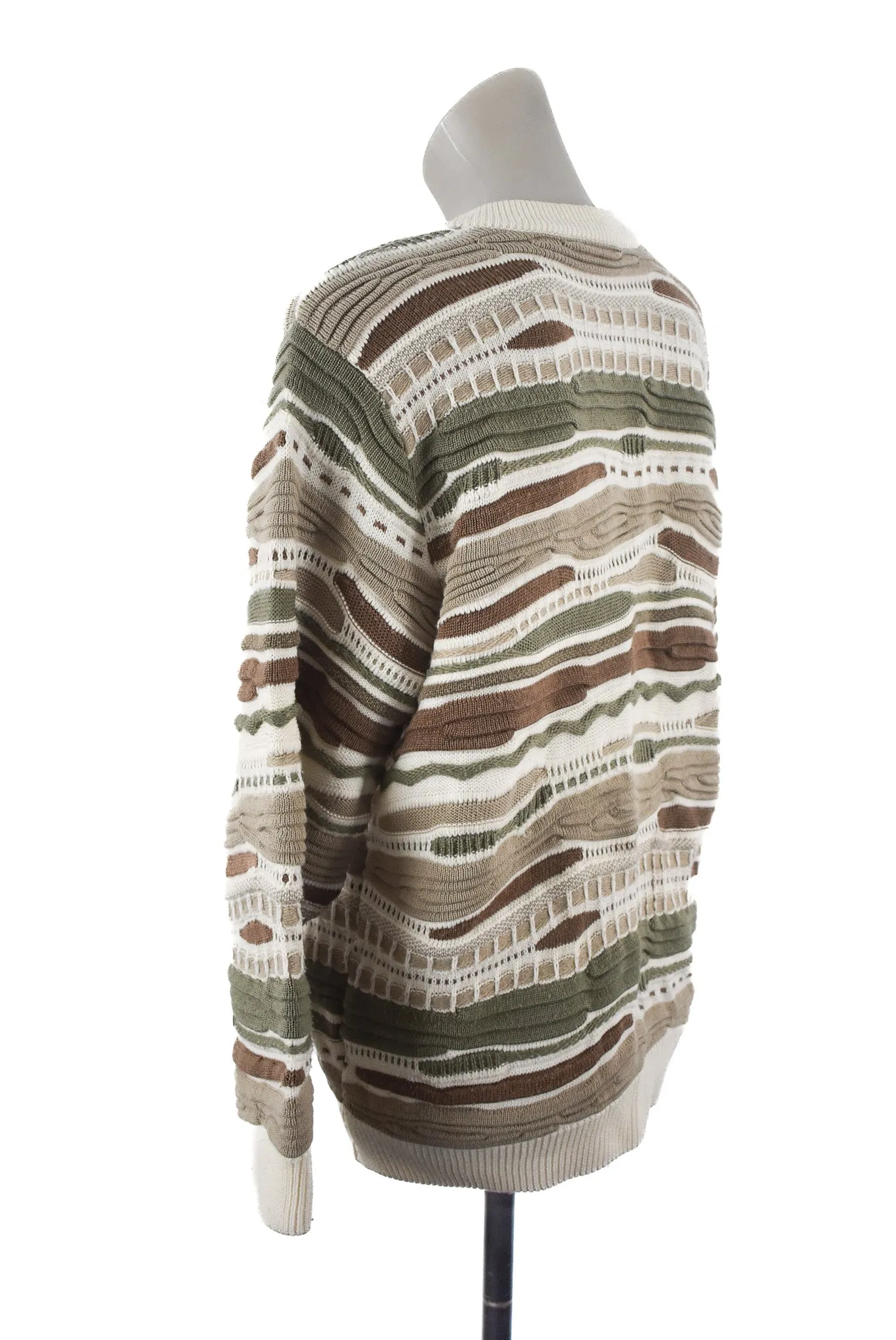 La Dame Gold Australia funky knit jumper, S