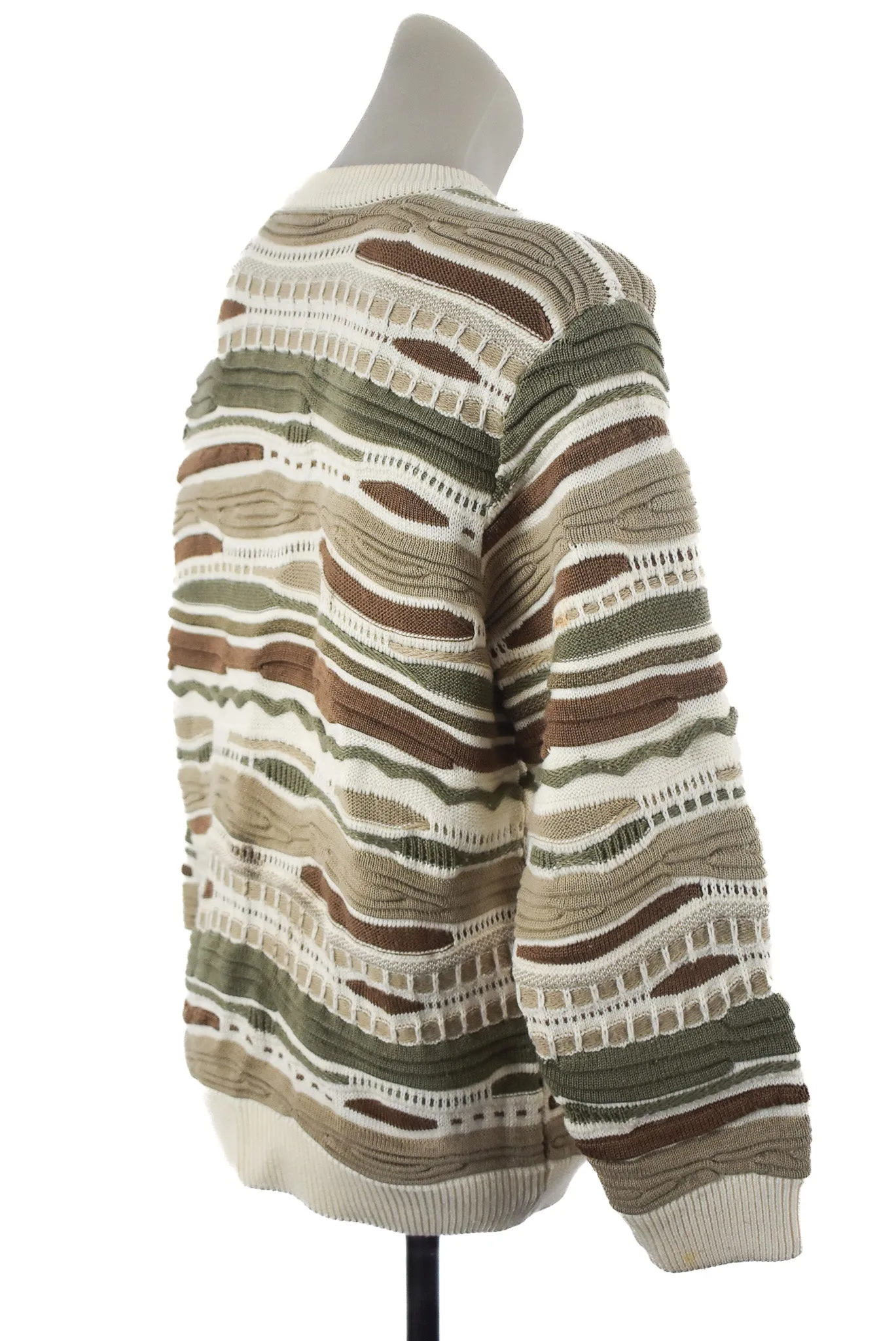 La Dame Gold Australia funky knit jumper, S