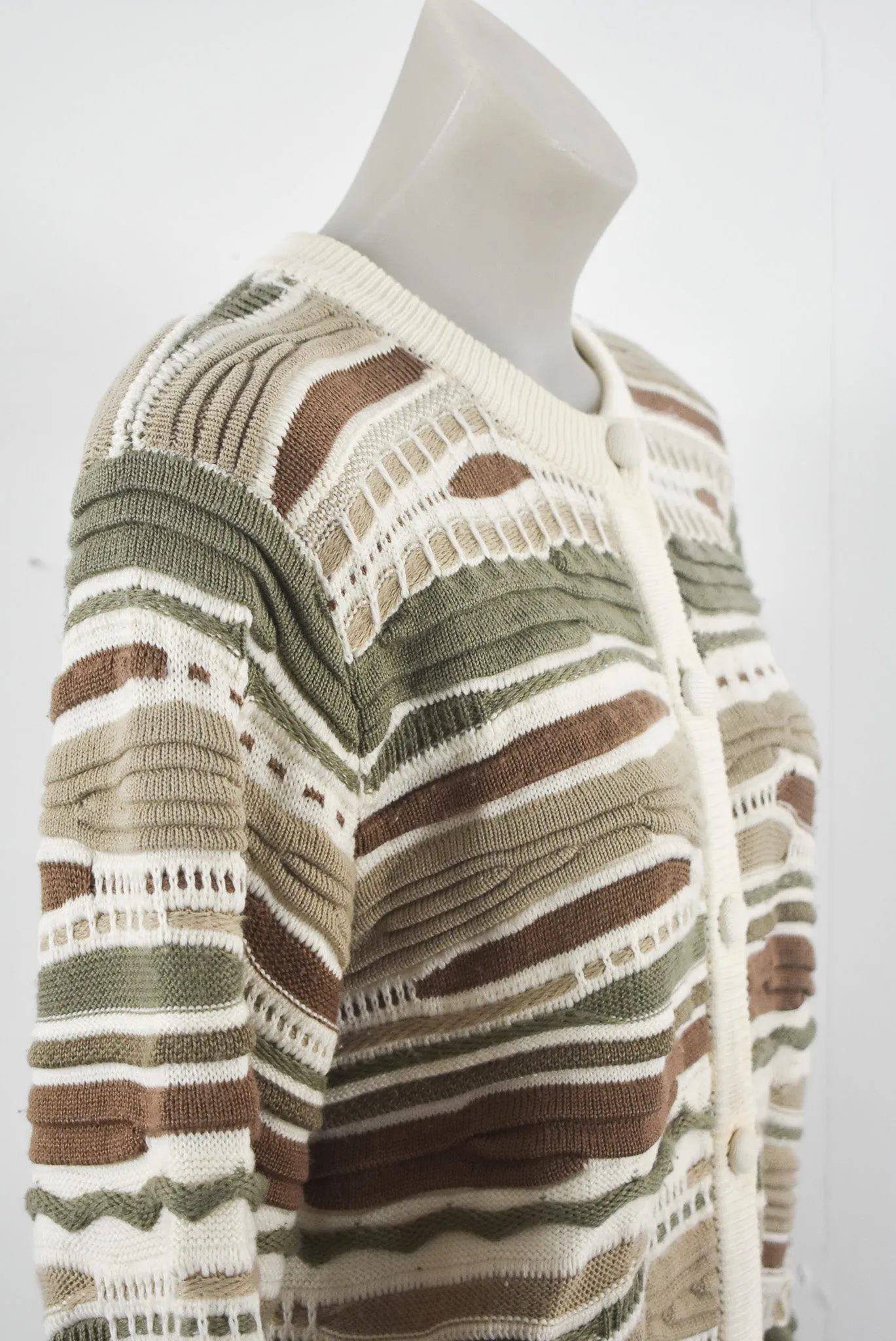 La Dame Gold Australia funky knit jumper, S