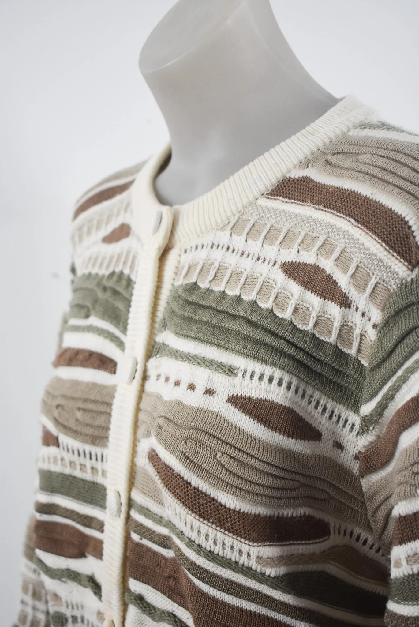 La Dame Gold Australia funky knit jumper, S