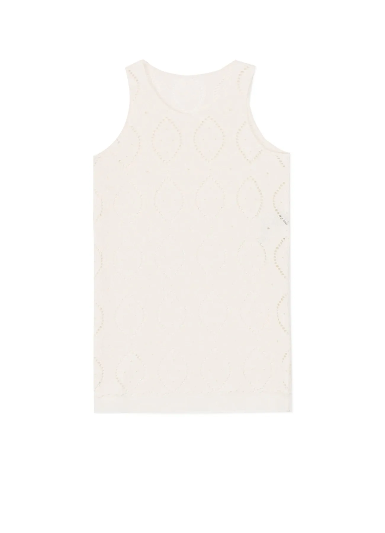 LACE SLEEVELES BLOUSE