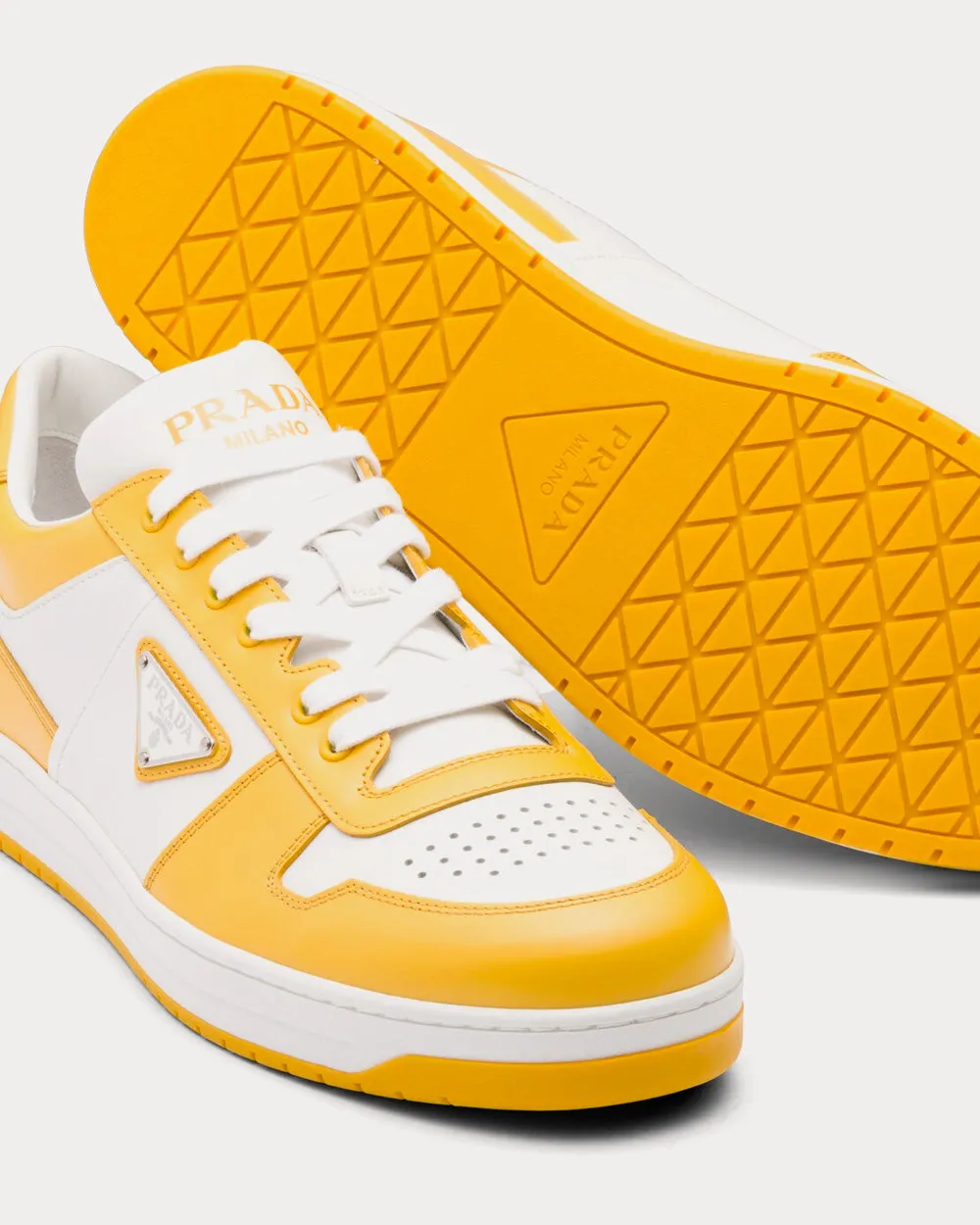 Leather White / Sun Low Top Sneakers