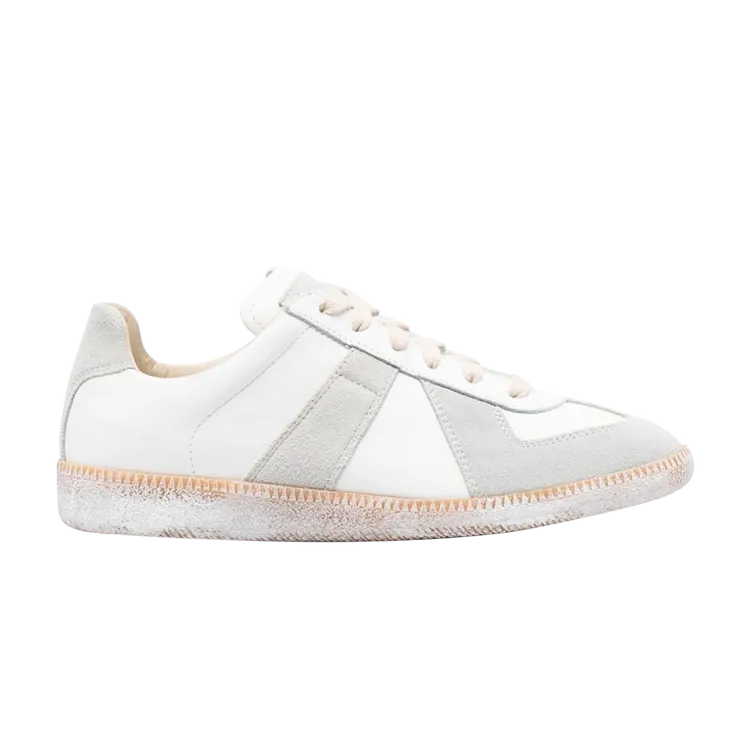 Maison Margiela Replica Low 'Deconstructed - White Light Grey' sneakers, white