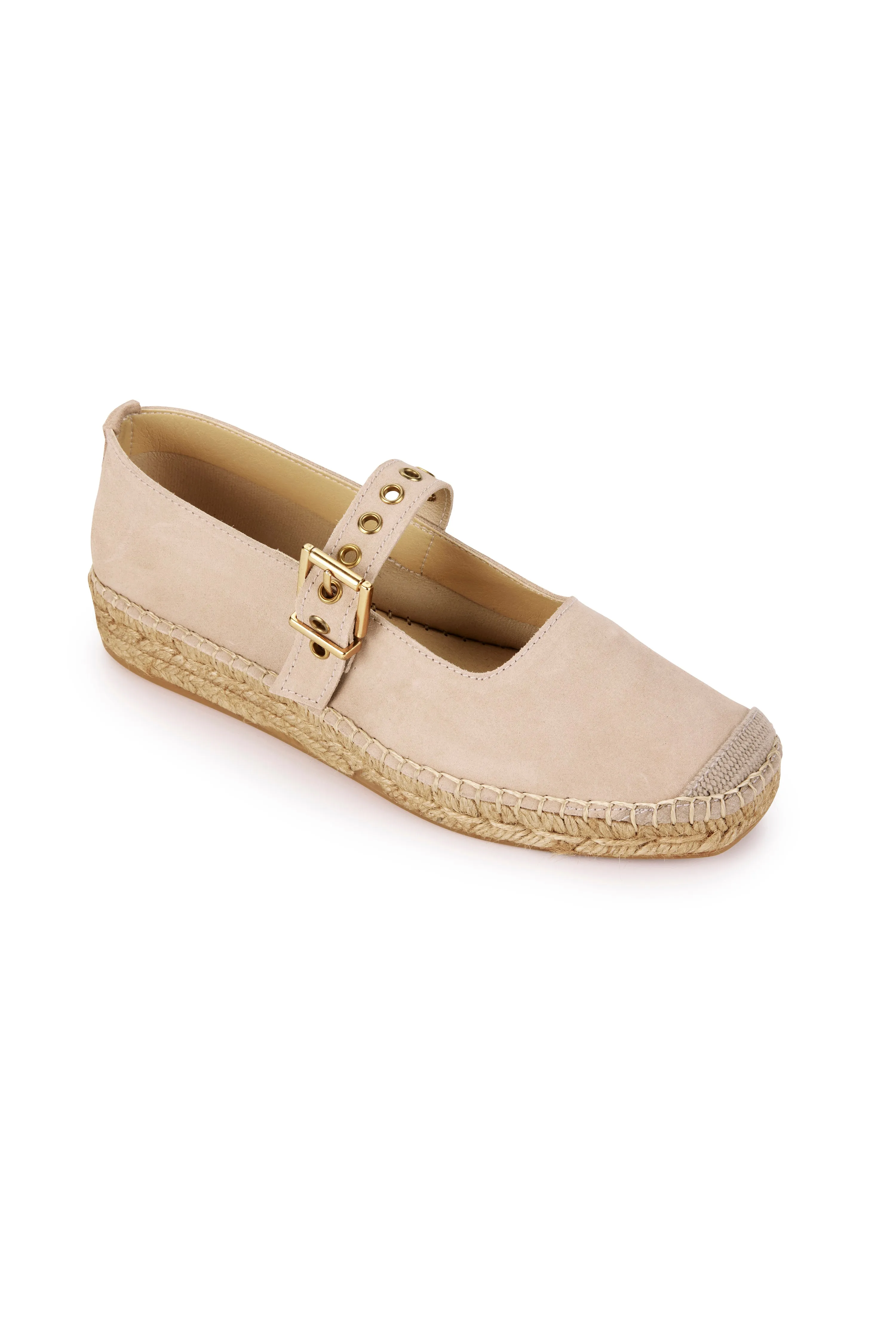Margeux Espadrille Flat - Sand - Last Pair Size 36