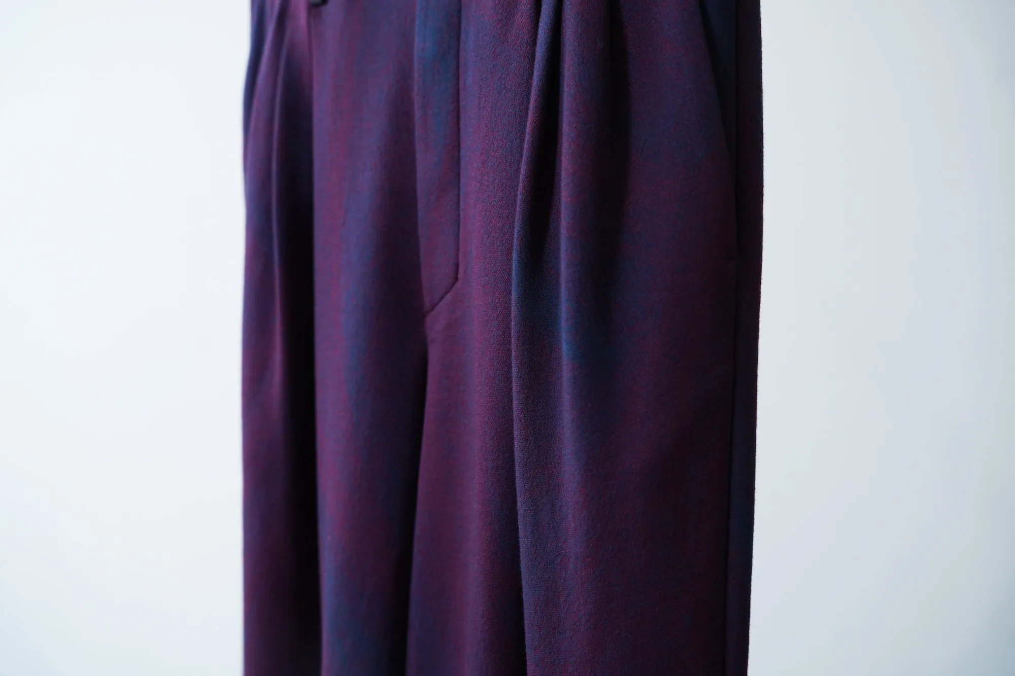 Moc Trousers Poil / burgundy