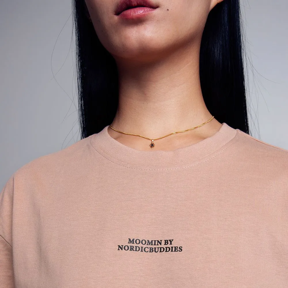 Moomintroll T-shirt Light Brown - Nordicbuddies