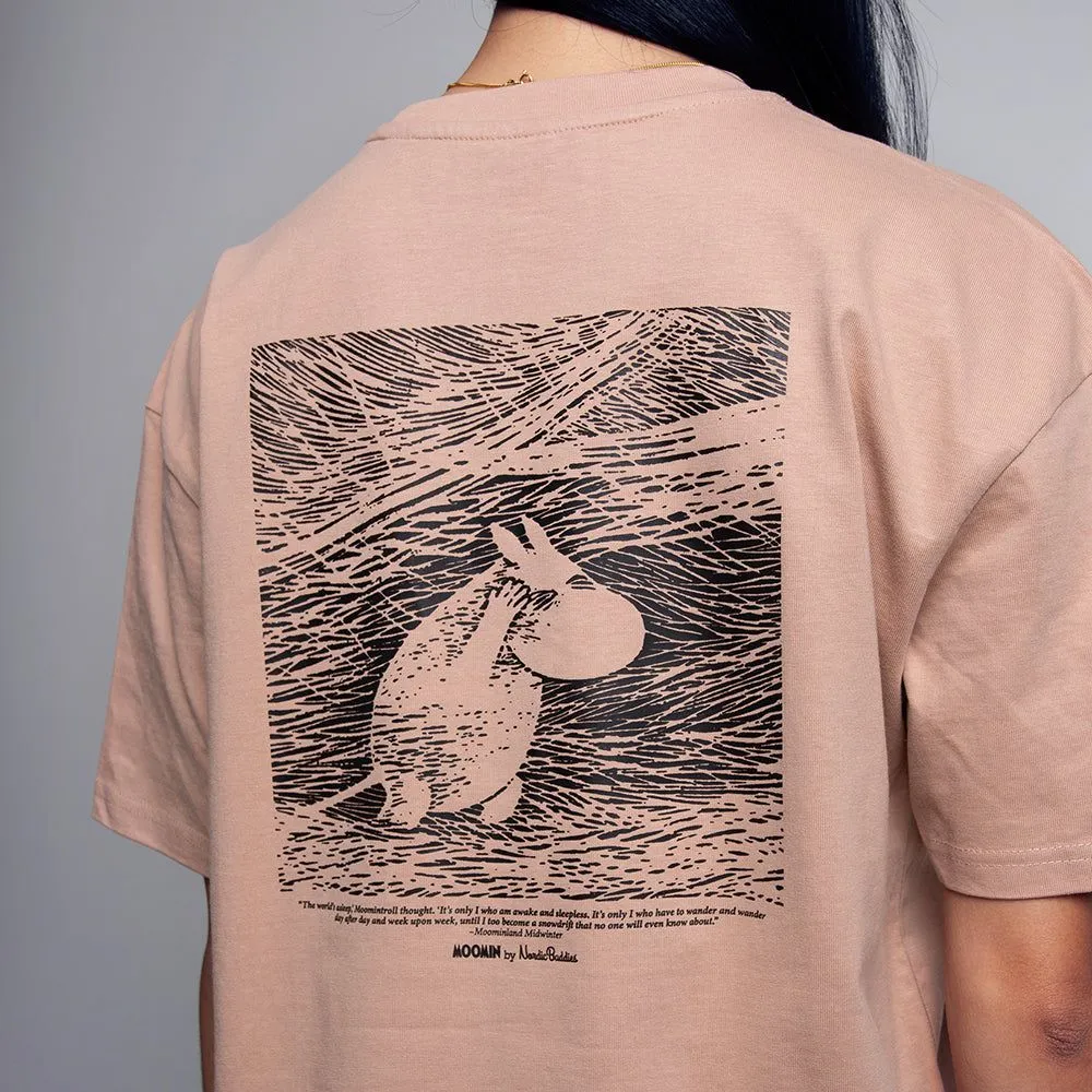 Moomintroll T-shirt Light Brown - Nordicbuddies