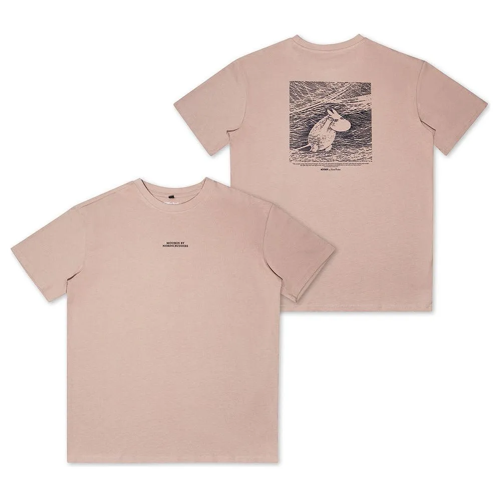 Moomintroll T-shirt Light Brown - Nordicbuddies