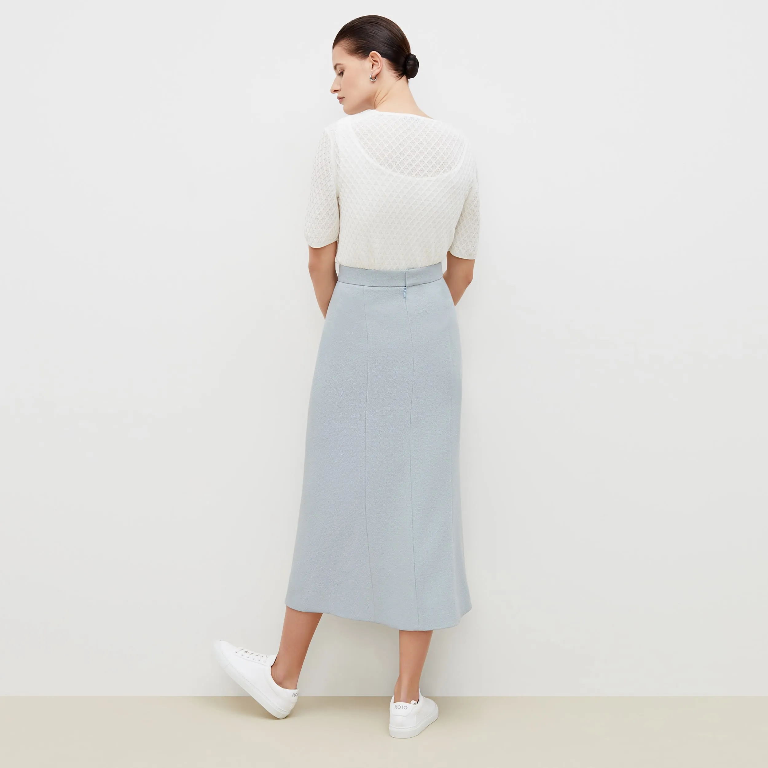 Natalie Top - Smocking Stitch :: Ivory