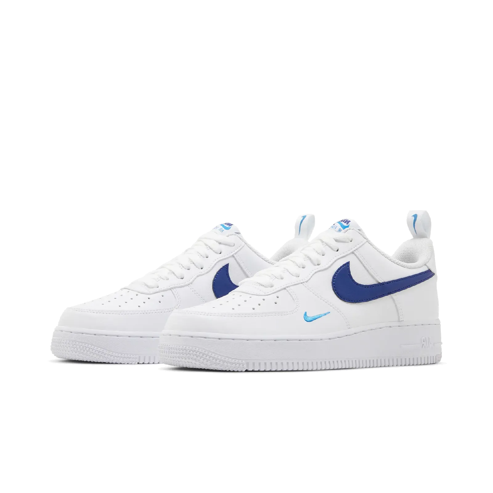 Nike Air Force 1 Low White Light Photo Blue Deep Royal Blue