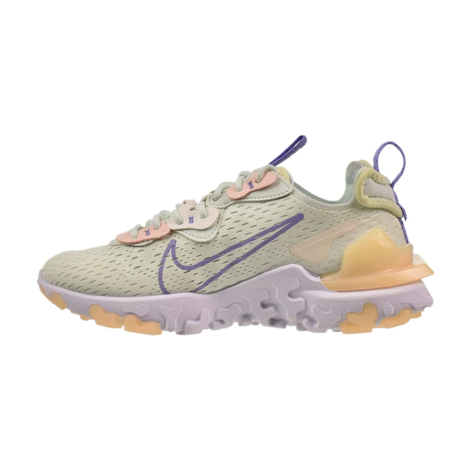 Nike NSW React Vision Women's Shoes Barely Green-Purple Pulse
