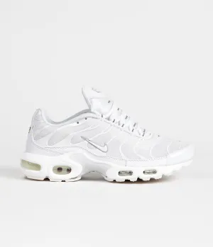 Nike Womens Air Max Plus Shoes - White / White - Pure Platinum