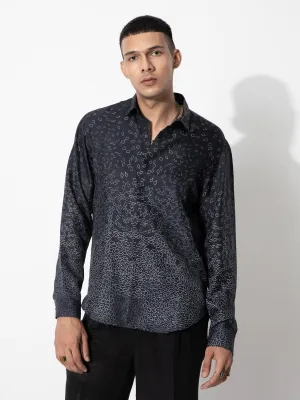 Ombre Fan Printed Shirt