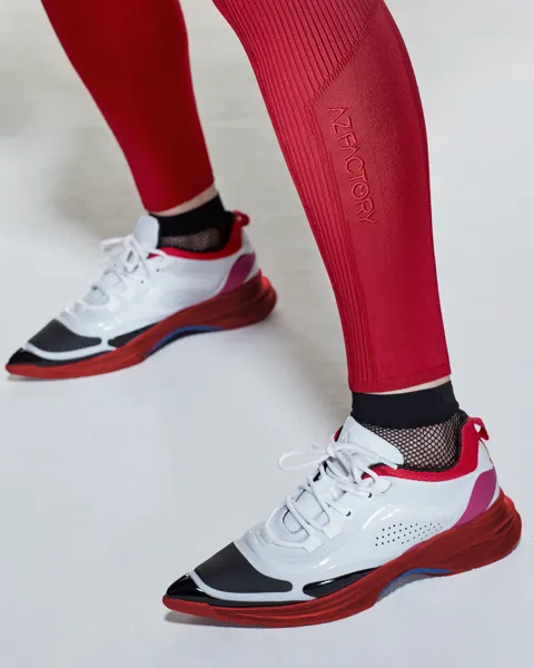 POINTY SNEAKS - WHITE / BLUE