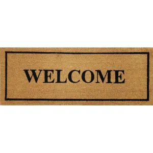 "Welcome" Large Coir Double Door Mat
