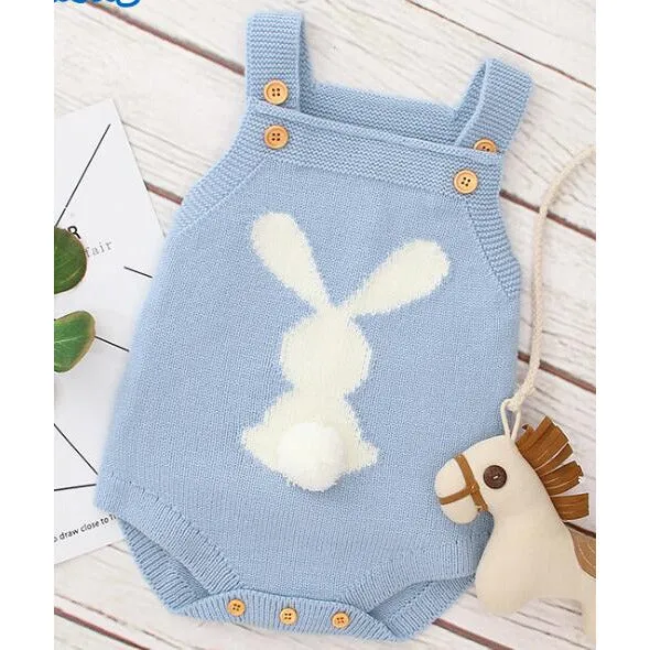 Rabbit Knitted Romper