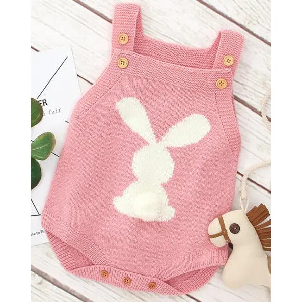 Rabbit Knitted Romper