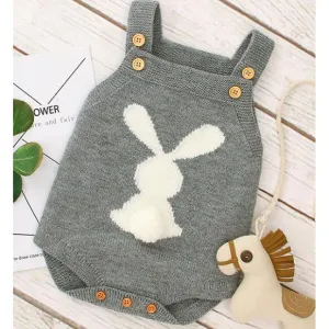 Rabbit Knitted Romper