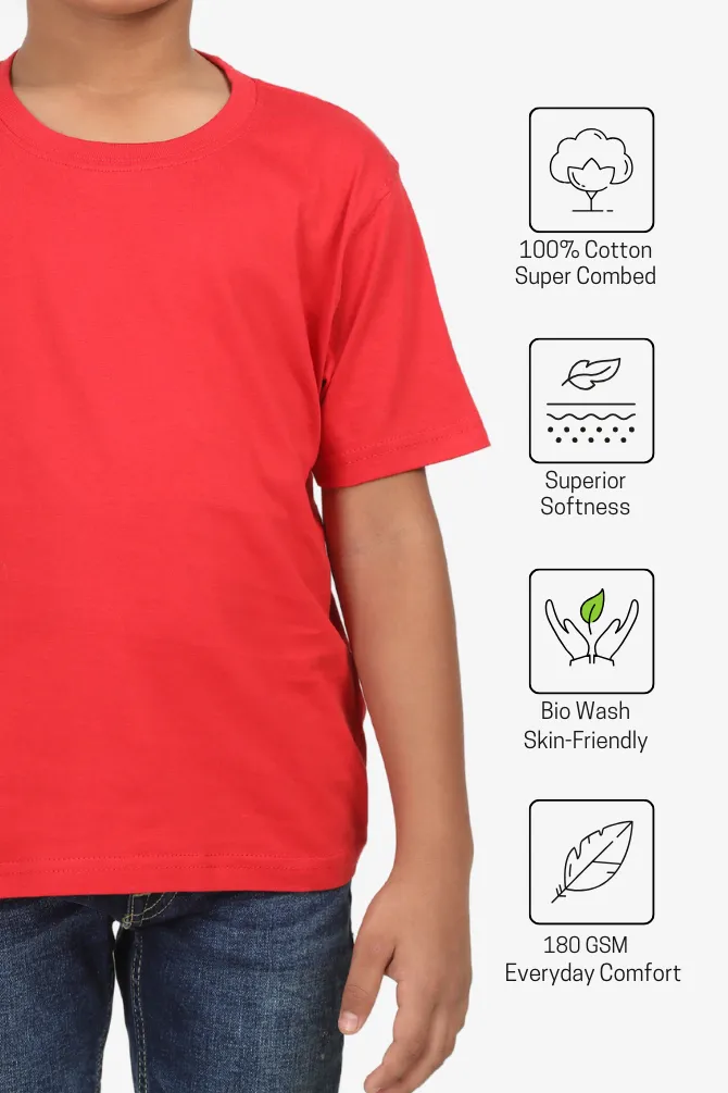 Red T-shirt for boy