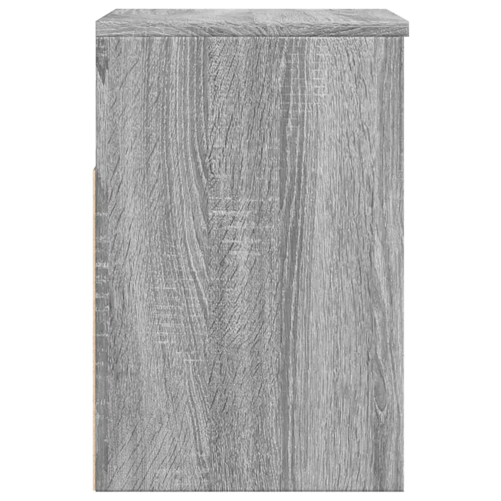 Shoe Bench Grey Sonoma 60x30x45 cm Engineered Wood