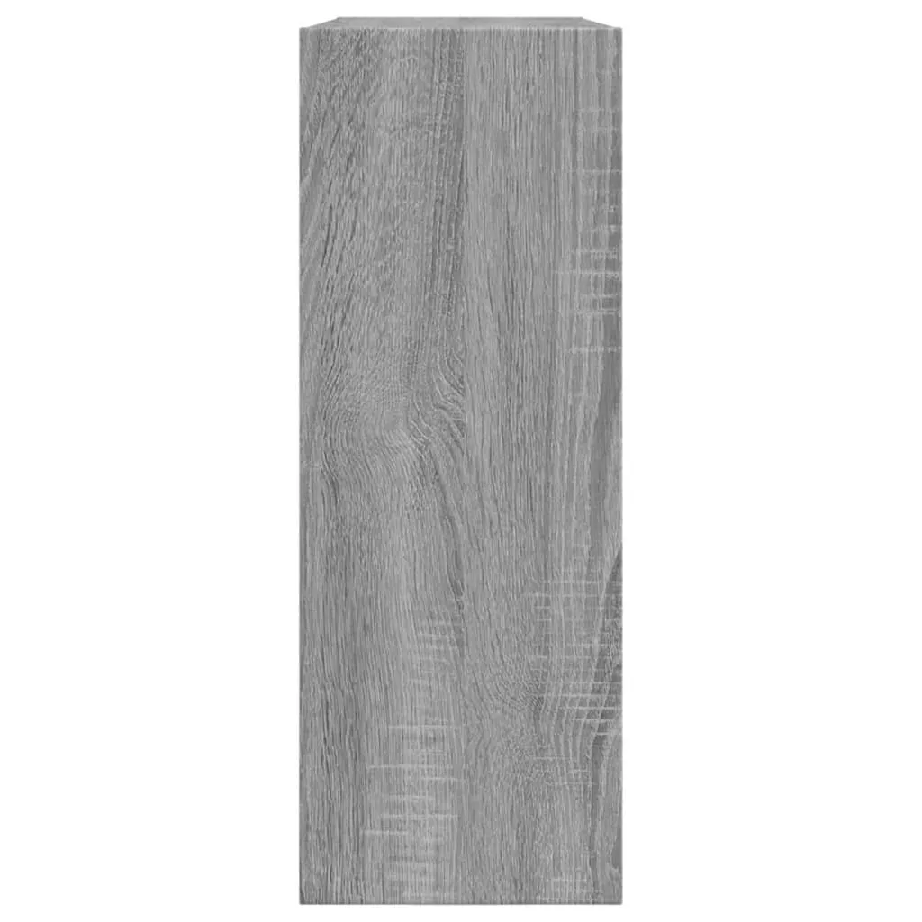 Shoe Cabinet Grey Sonoma 80x21x57 cm Engineered Wood