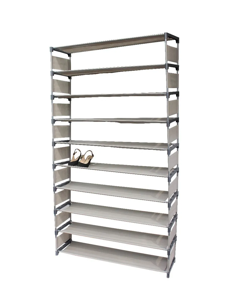 Shoe Rack 10-Tiers 50 Pairs Storage